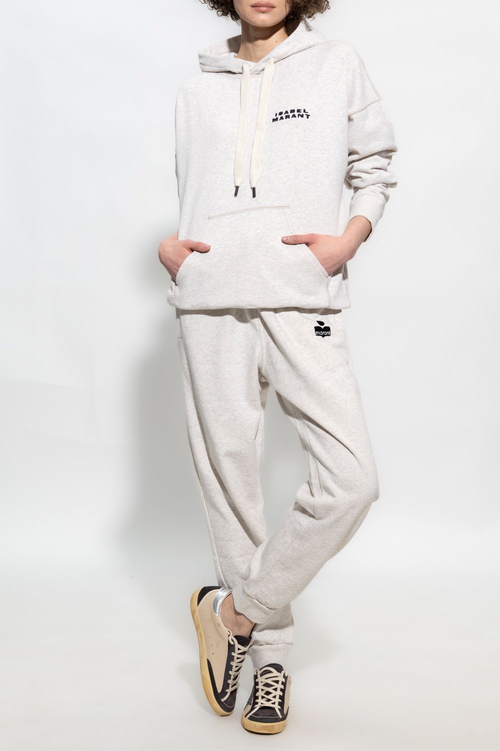 ★Isabel Marant★ Marcello Logo Hood Ecru SW0055HAA2M35H23EC MUSINSA | ISABEL MARANT Marcello Logo Hood - Ekru